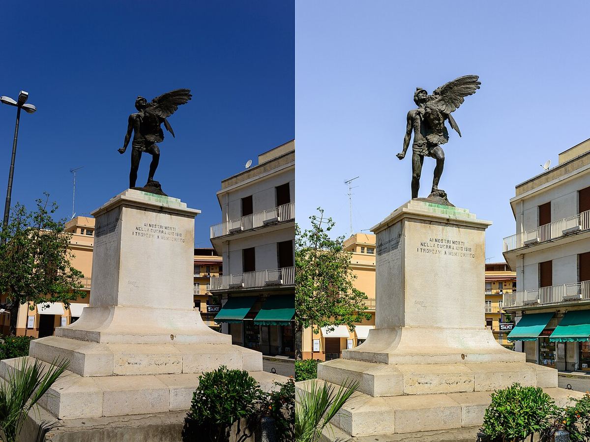 Náhľad: Comparison - RAW file and after digital development in Light