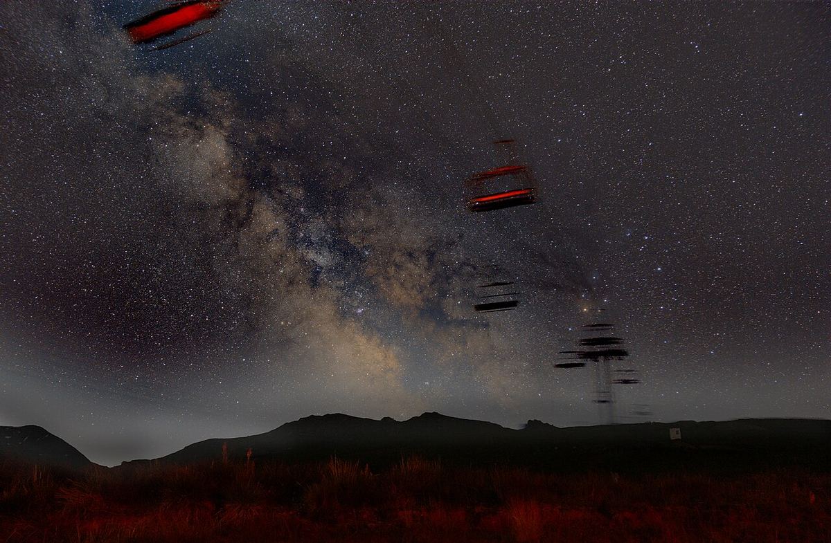 Náhľad: Milky Way over Brod, Dragash – Long-Exposure Astrophotograph